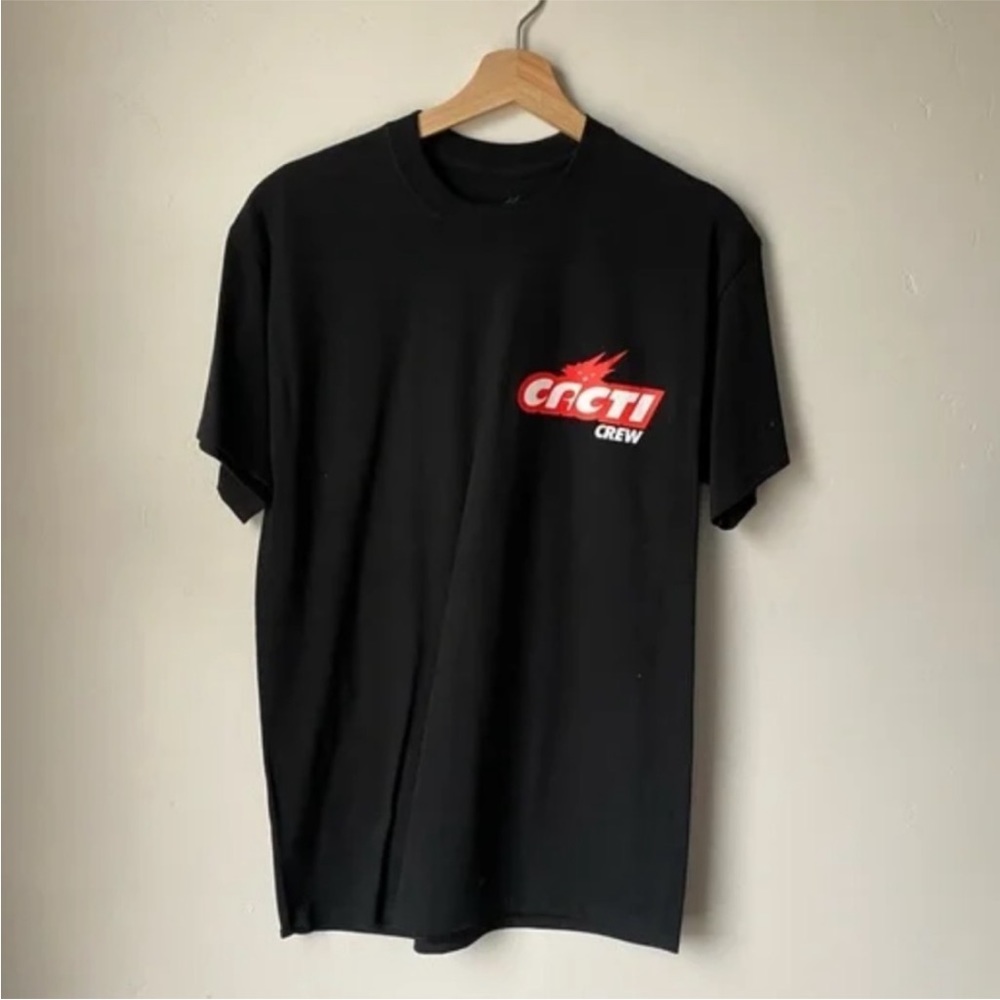 TRAVIS SCOTT CACTI CREW BLACK MEDIUM SHIRT